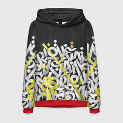 Толстовка-худи мужская GRAFFITY, цвет: 3D-красный