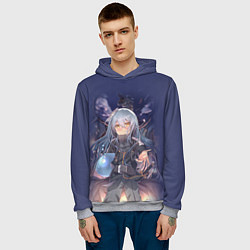 Толстовка-худи мужская Rimuru Tempest, цвет: 3D-меланж — фото 2