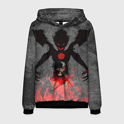 Толстовка-худи мужская Черный клевер, цвет: 3D-черный