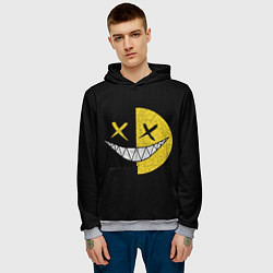 Толстовка-худи мужская SMILE, цвет: 3D-меланж — фото 2