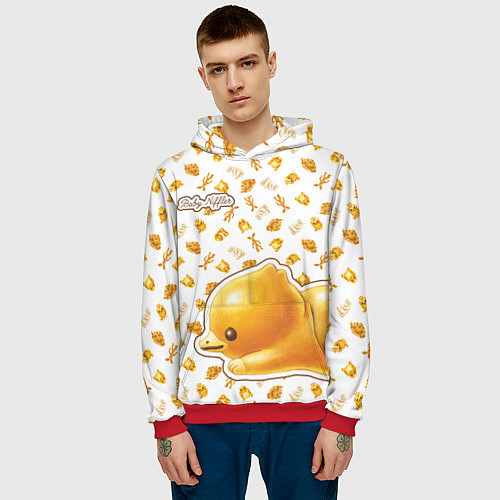 Мужская толстовка Baby Niffler Sticker / 3D-Красный – фото 3