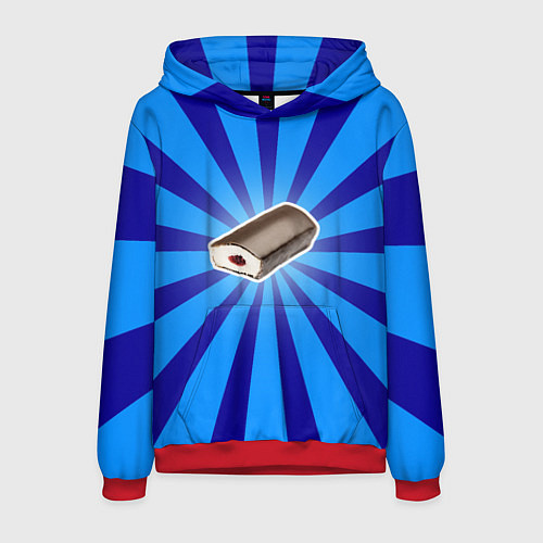 Мужская толстовка Глазированный сырок / 3D-Красный – фото 1