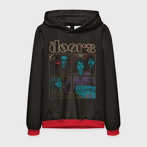 Мужская толстовка The Doors / 3D-Красный – фото 1