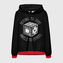Толстовка-худи мужская Lemarshans box, цвет: 3D-красный