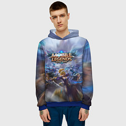 Толстовка-худи мужская Mobile Legends Z, цвет: 3D-синий — фото 2