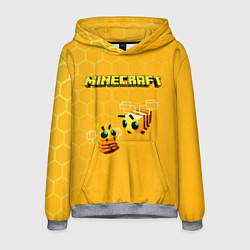 Толстовка-худи мужская Minecraft, цвет: 3D-меланж