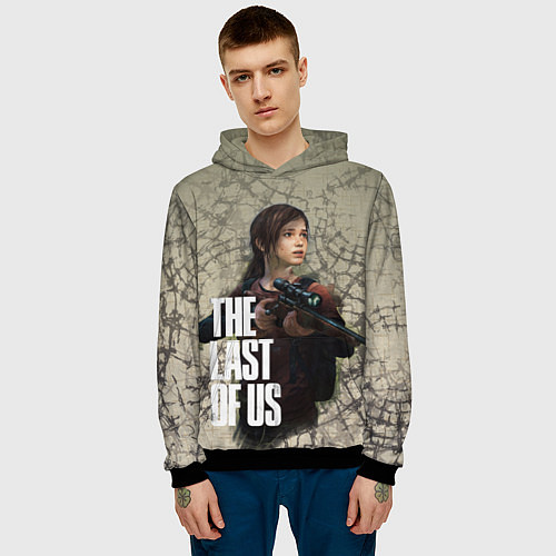 Мужская толстовка The Last of us / 3D-Черный – фото 3