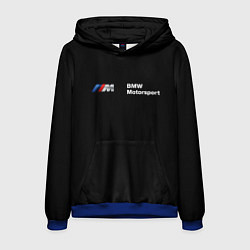 Толстовка-худи мужская BMW M, цвет: 3D-синий