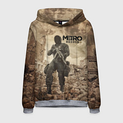 Толстовка-худи мужская Metro Exodus, цвет: 3D-меланж