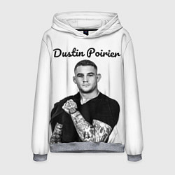 Толстовка-худи мужская Dustin Poirier, цвет: 3D-меланж