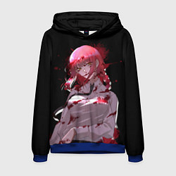 Толстовка-худи мужская Makima Chainsaw Man, цвет: 3D-синий