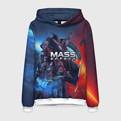 Толстовка-худи мужская Mass EFFECT Legendary ed, цвет: 3D-белый