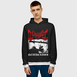 Толстовка-худи мужская Mayhem, цвет: 3D-белый — фото 2