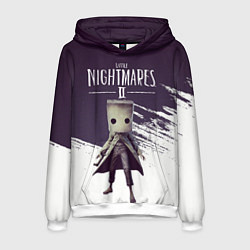 Толстовка-худи мужская Mono, цвет: 3D-белый