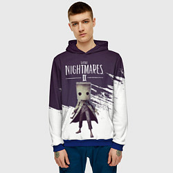 Толстовка-худи мужская Mono, цвет: 3D-синий — фото 2