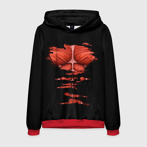 Мужская толстовка Титан / 3D-Красный – фото 1