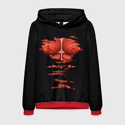 Толстовка-худи мужская Титан, цвет: 3D-красный