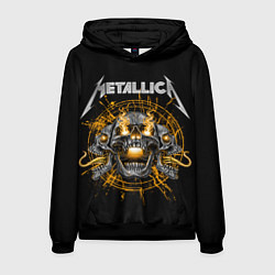 Толстовка-худи мужская Metallica, цвет: 3D-черный