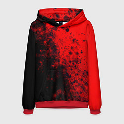 Толстовка-худи мужская Пятна Крови, цвет: 3D-красный