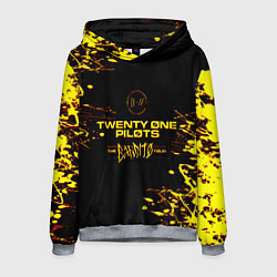 Толстовка-худи мужская TWENTY ONE PILOTS TOP, цвет: 3D-меланж