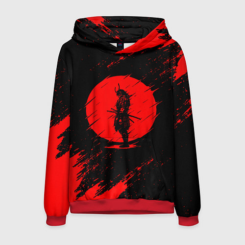 Мужская толстовка САМУРАИ SAMURAI / 3D-Красный – фото 1