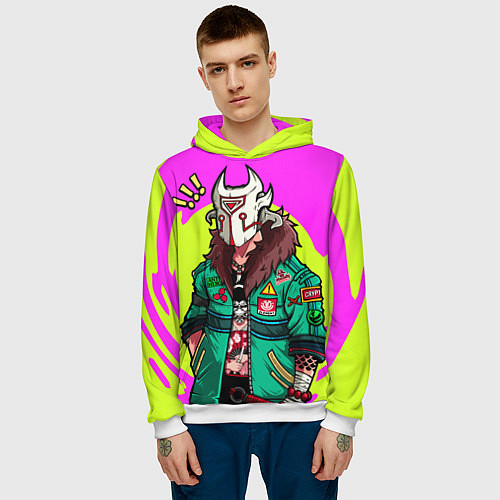 Мужская толстовка Джагер Dota 2 / 3D-Белый – фото 3