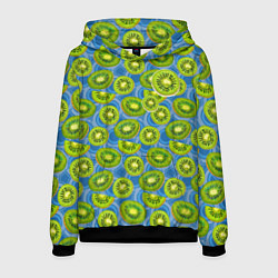 Толстовка-худи мужская Киви, цвет: 3D-черный