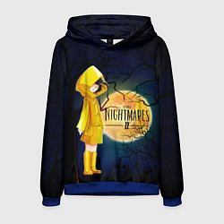 Толстовка-худи мужская Little Nightmares 2, цвет: 3D-синий