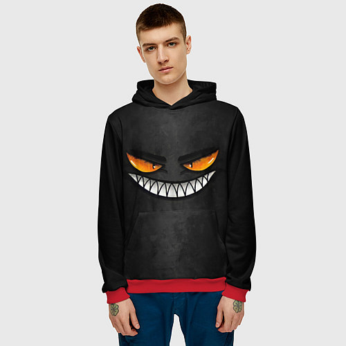 Мужская толстовка SMILE / 3D-Красный – фото 3