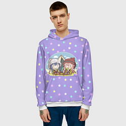 Толстовка-худи мужская Лагерь, цвет: 3D-белый — фото 2