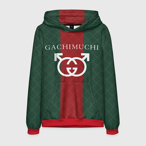 Мужская толстовка GACHI GUCCI / 3D-Красный – фото 1