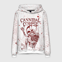 Толстовка-худи мужская Cannibal Corpse, цвет: 3D-белый