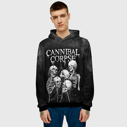 Мужская толстовка Cannibal Corpse / 3D-Черный – фото 3