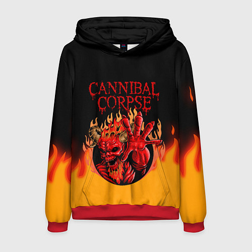 Мужская толстовка Cannibal Corpse Труп Каннибала Z / 3D-Красный – фото 1