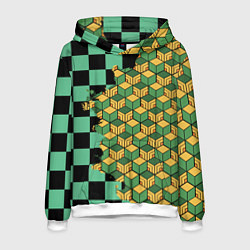 Толстовка-худи мужская ТАНДЖИРО И ТОМИОКА, цвет: 3D-белый