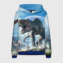 Толстовка-худи мужская Ark Survival Evolved, цвет: 3D-синий