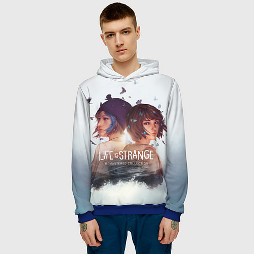 Мужская толстовка Life is strange Remaster / 3D-Синий – фото 3