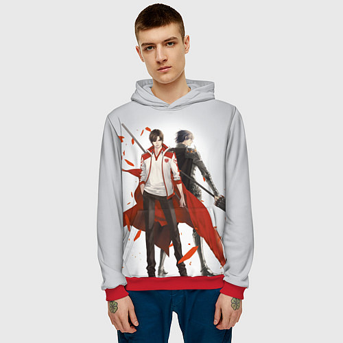 Мужская толстовка Master of Skill Ye Xiu / 3D-Красный – фото 3