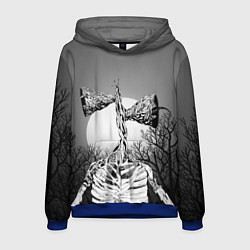 Толстовка-худи мужская СИРЕНОГОЛОВЫЙ, цвет: 3D-синий