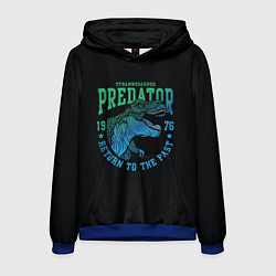 Толстовка-худи мужская Dino predator, цвет: 3D-синий