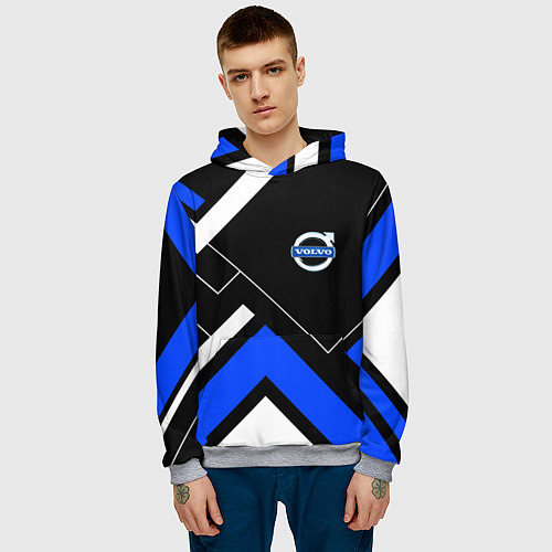Мужская толстовка Volvo Personvagnar / 3D-Меланж – фото 3