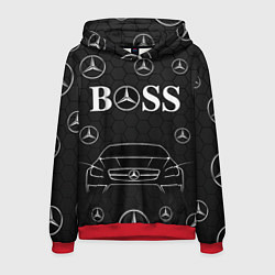 Толстовка-худи мужская BOSS MERCEDES-BENZ, цвет: 3D-красный