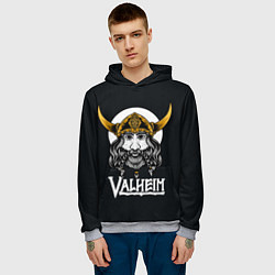 Толстовка-худи мужская Valheim Viking, цвет: 3D-меланж — фото 2