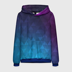 Толстовка-худи мужская BASTERIA, цвет: 3D-синий