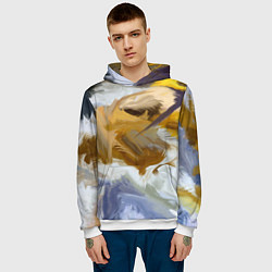 Толстовка-худи мужская FET, цвет: 3D-белый — фото 2