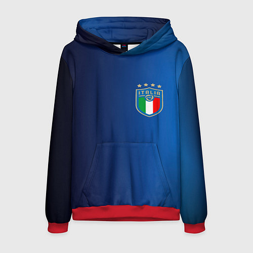 Мужская толстовка Сборная Италии / 3D-Красный – фото 1