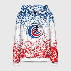 Толстовка-худи мужская Сборная Коста-Рики, цвет: 3D-белый