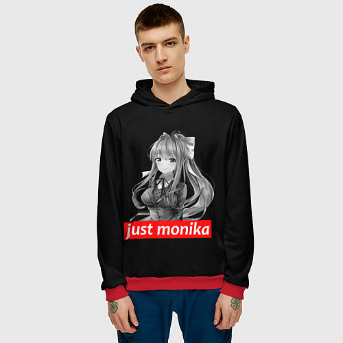 Мужская толстовка Just Monika / 3D-Красный – фото 3