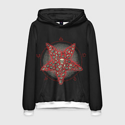 Толстовка-худи мужская Star of Isaac, цвет: 3D-белый