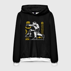 Толстовка-худи мужская BOXING, цвет: 3D-белый